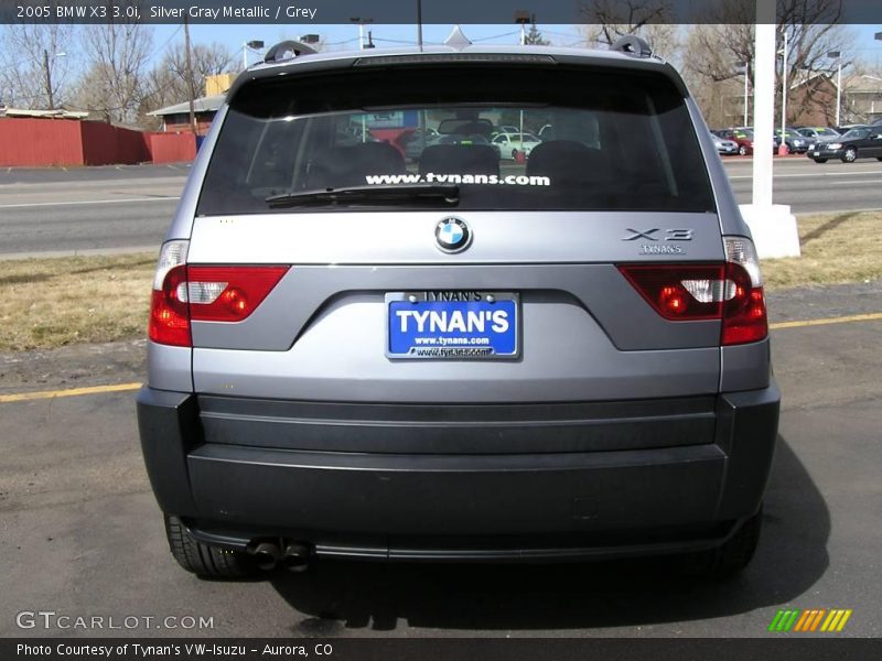 Silver Gray Metallic / Grey 2005 BMW X3 3.0i