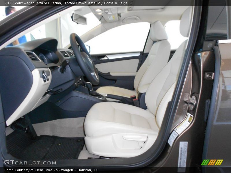  2012 Jetta SEL Sedan Cornsilk Beige Interior