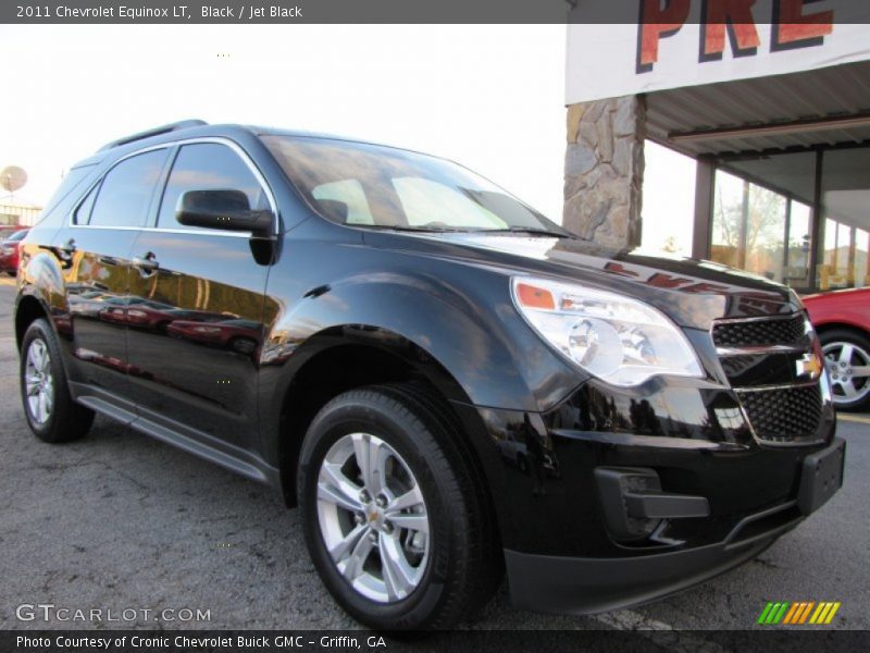 Black / Jet Black 2011 Chevrolet Equinox LT