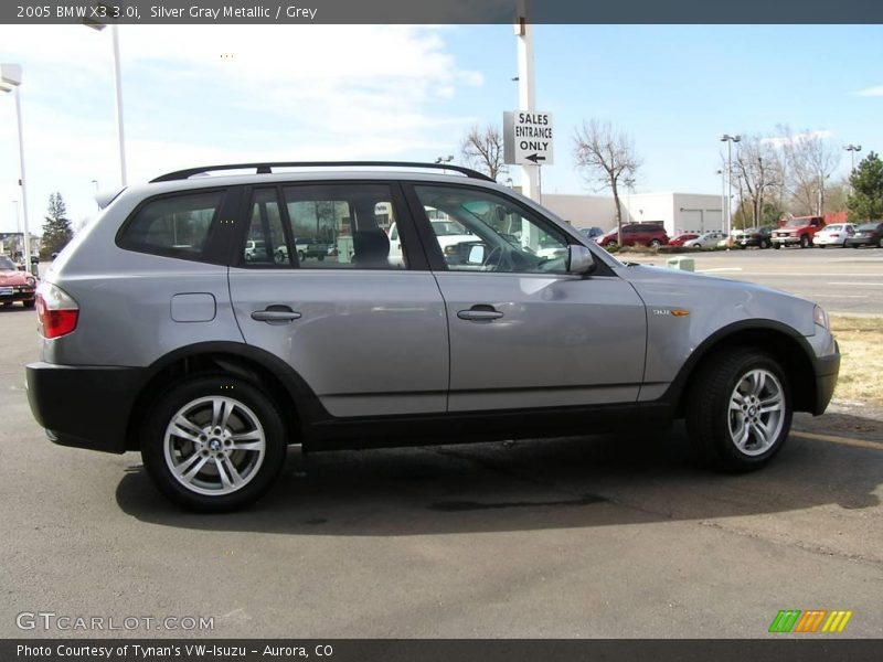 Silver Gray Metallic / Grey 2005 BMW X3 3.0i