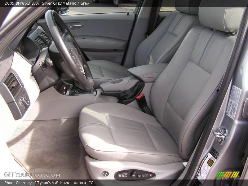 Silver Gray Metallic / Grey 2005 BMW X3 3.0i