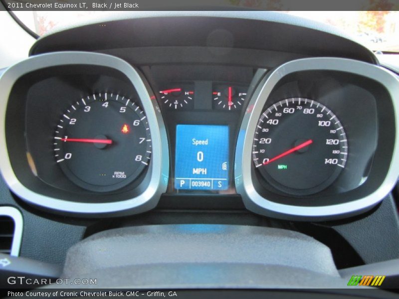 Black / Jet Black 2011 Chevrolet Equinox LT