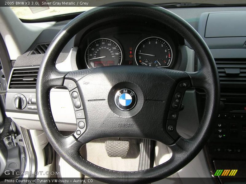 Silver Gray Metallic / Grey 2005 BMW X3 3.0i