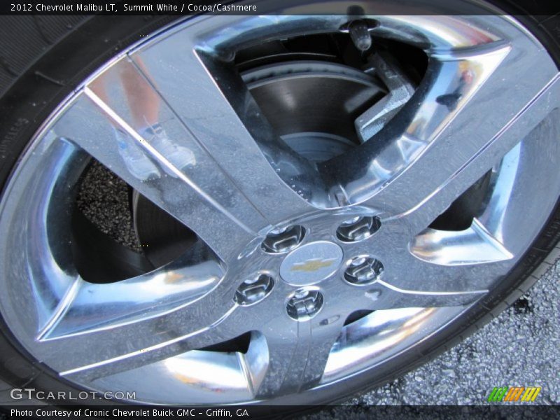 Summit White / Cocoa/Cashmere 2012 Chevrolet Malibu LT