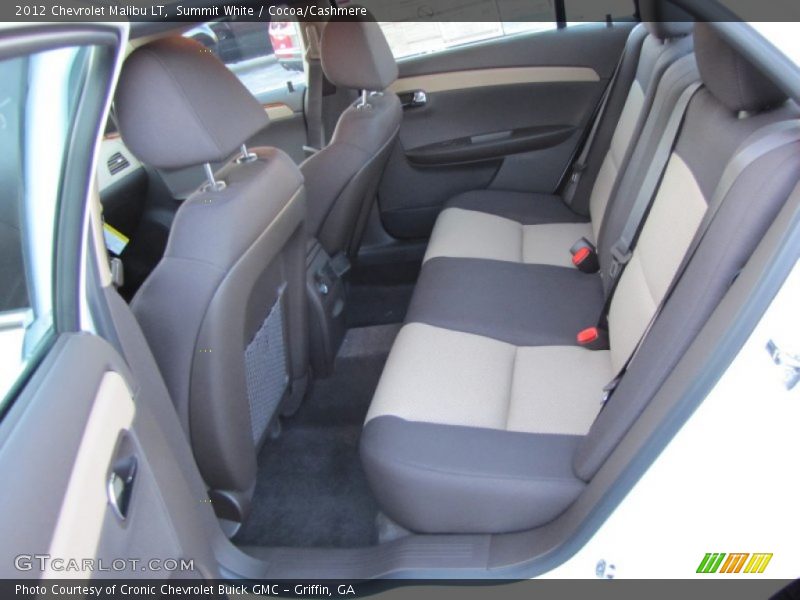 Summit White / Cocoa/Cashmere 2012 Chevrolet Malibu LT
