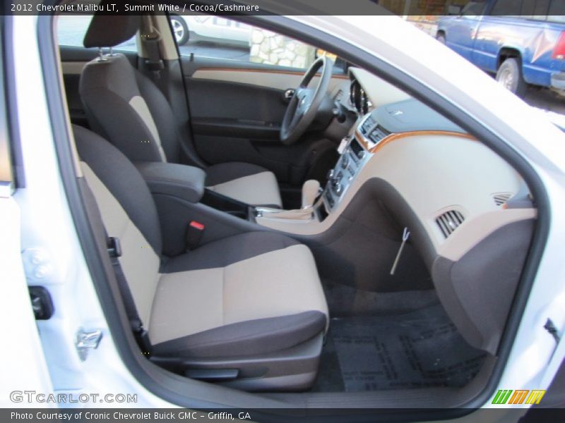 Summit White / Cocoa/Cashmere 2012 Chevrolet Malibu LT