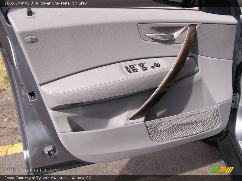 Silver Gray Metallic / Grey 2005 BMW X3 3.0i
