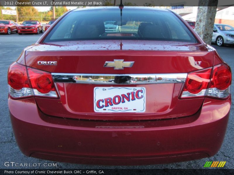 Crystal Red Metallic / Jet Black 2012 Chevrolet Cruze LT