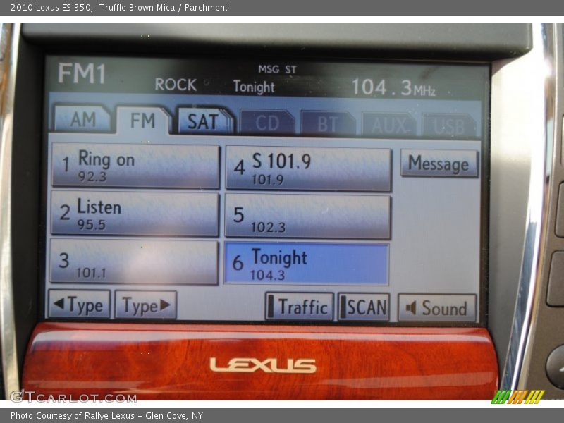 Truffle Brown Mica / Parchment 2010 Lexus ES 350