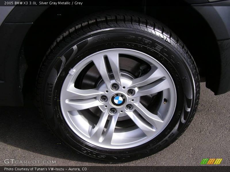 Silver Gray Metallic / Grey 2005 BMW X3 3.0i