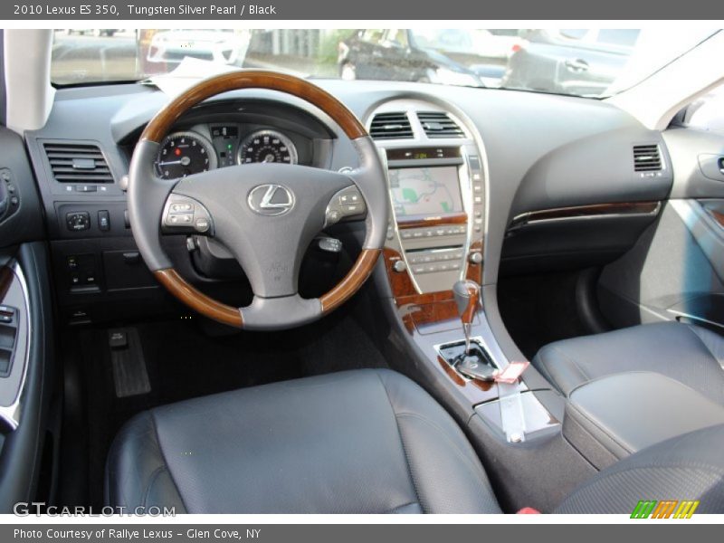 Tungsten Silver Pearl / Black 2010 Lexus ES 350
