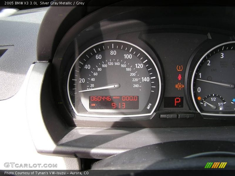 Silver Gray Metallic / Grey 2005 BMW X3 3.0i