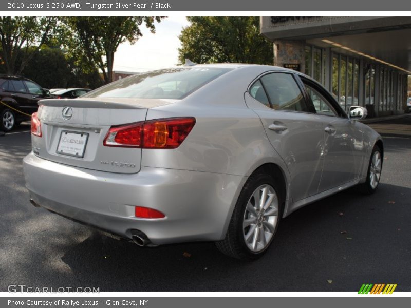 Tungsten Silver Pearl / Black 2010 Lexus IS 250 AWD