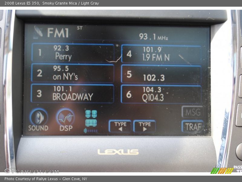 Smoky Granite Mica / Light Gray 2008 Lexus ES 350