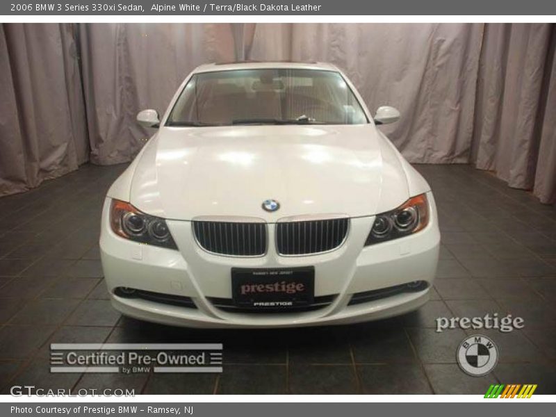 Alpine White / Terra/Black Dakota Leather 2006 BMW 3 Series 330xi Sedan