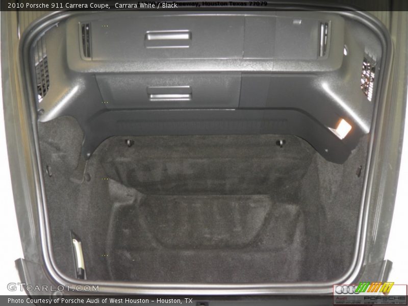 Carrara White / Black 2010 Porsche 911 Carrera Coupe