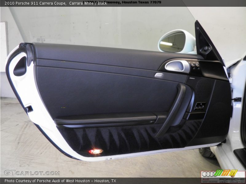 Carrara White / Black 2010 Porsche 911 Carrera Coupe