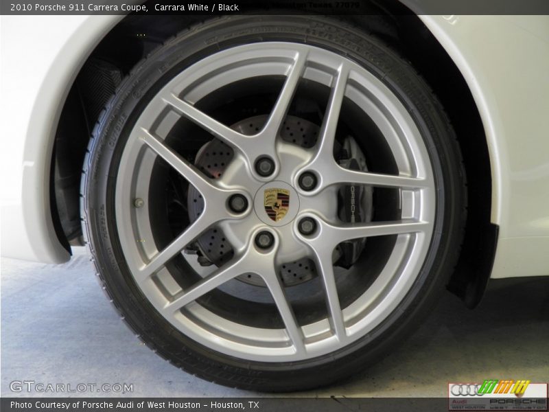 Carrara White / Black 2010 Porsche 911 Carrera Coupe