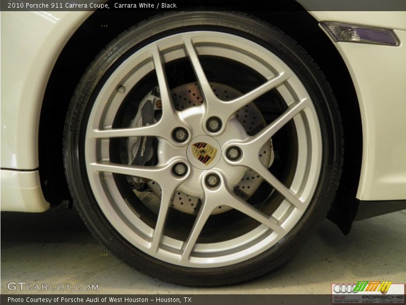 Carrara White / Black 2010 Porsche 911 Carrera Coupe