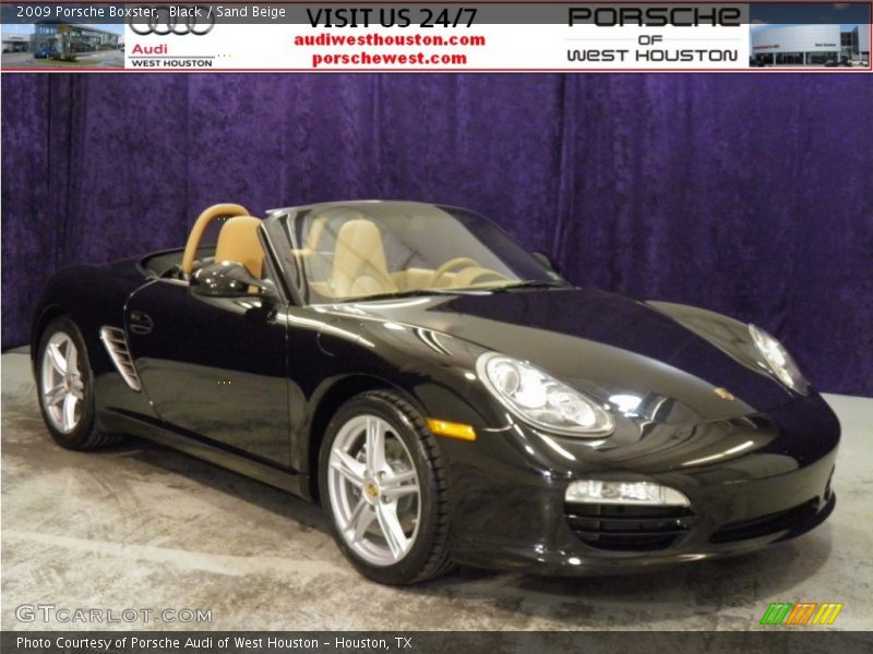 Black / Sand Beige 2009 Porsche Boxster