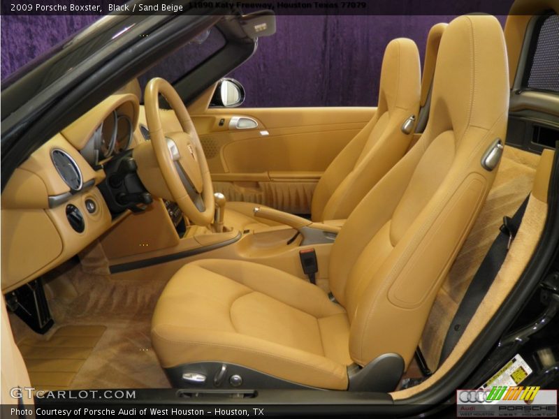 Black / Sand Beige 2009 Porsche Boxster