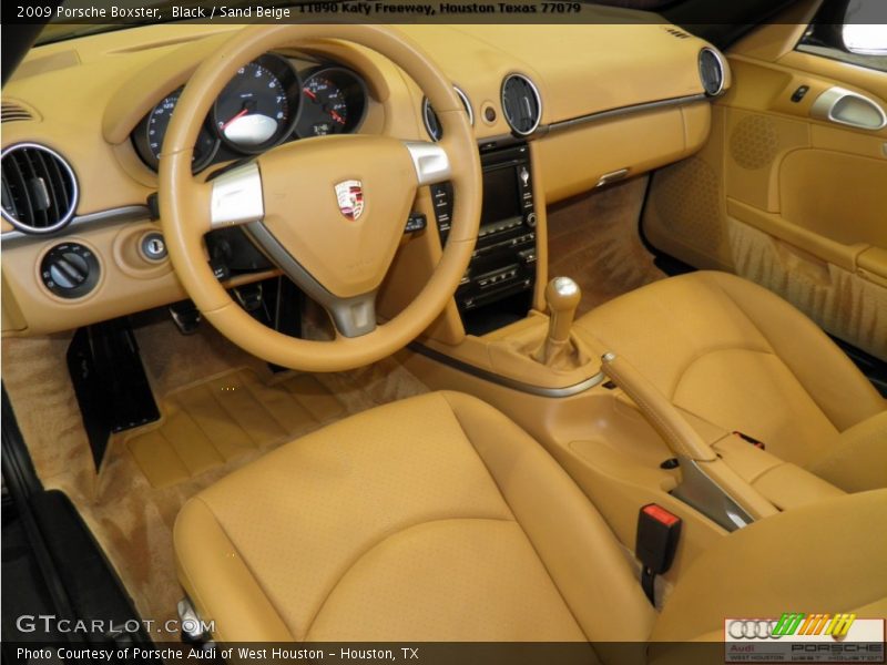 Black / Sand Beige 2009 Porsche Boxster