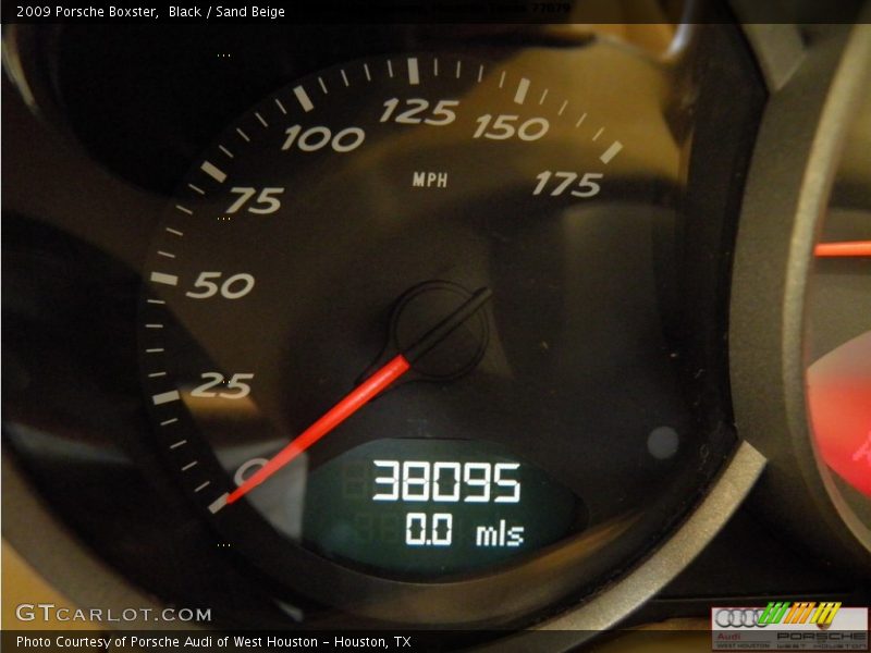 Black / Sand Beige 2009 Porsche Boxster