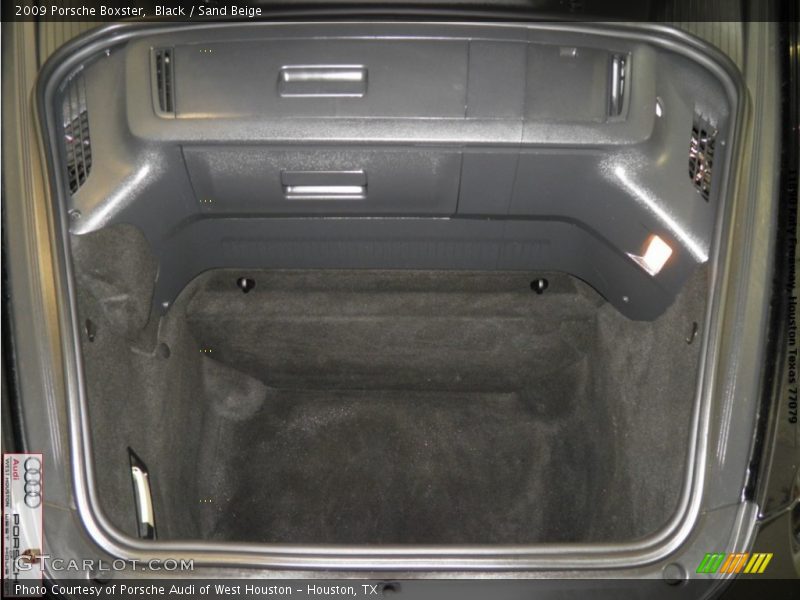 Black / Sand Beige 2009 Porsche Boxster
