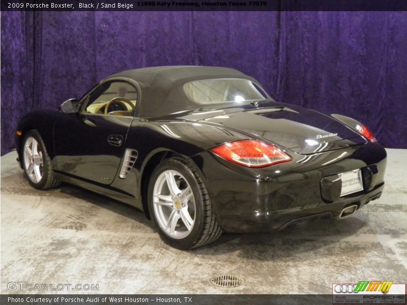 Black / Sand Beige 2009 Porsche Boxster