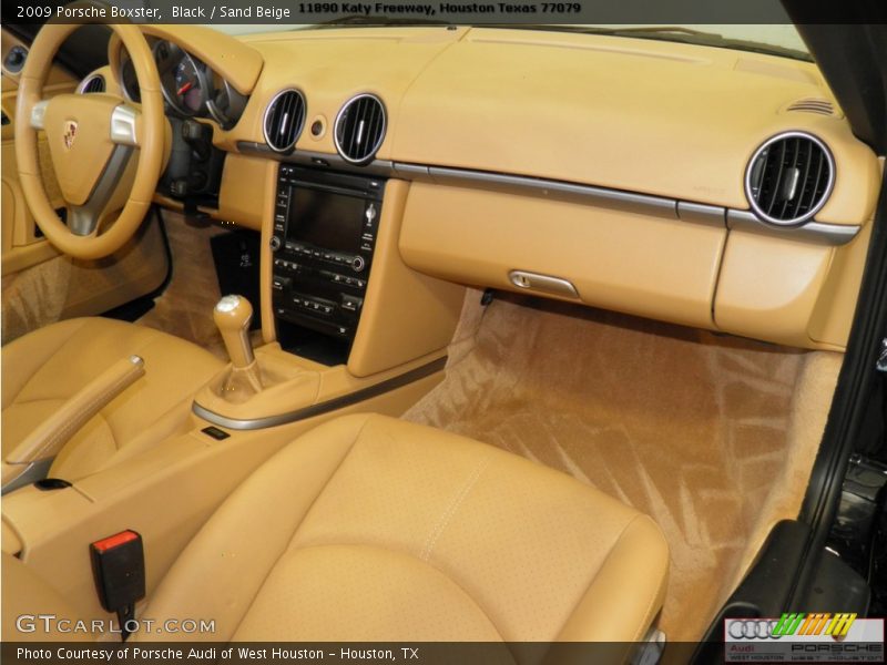 Black / Sand Beige 2009 Porsche Boxster