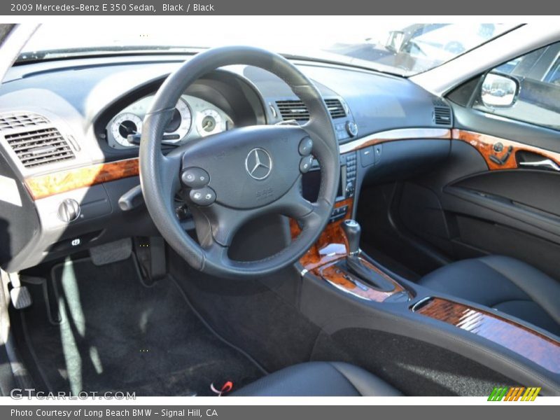 Black / Black 2009 Mercedes-Benz E 350 Sedan