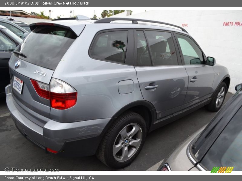 Silver Grey Metallic / Black 2008 BMW X3 3.0si