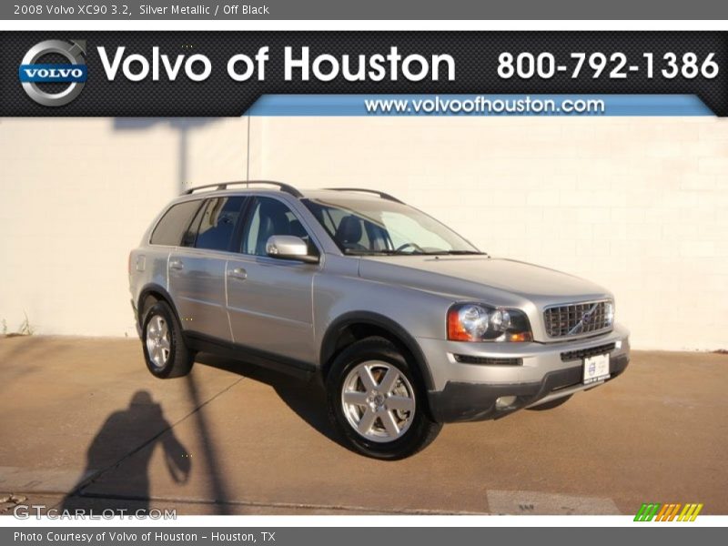 Silver Metallic / Off Black 2008 Volvo XC90 3.2