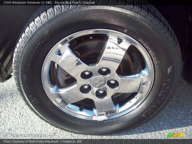 Electric Blue Pearl / Charcoal 2006 Mitsubishi Outlander LS 4WD