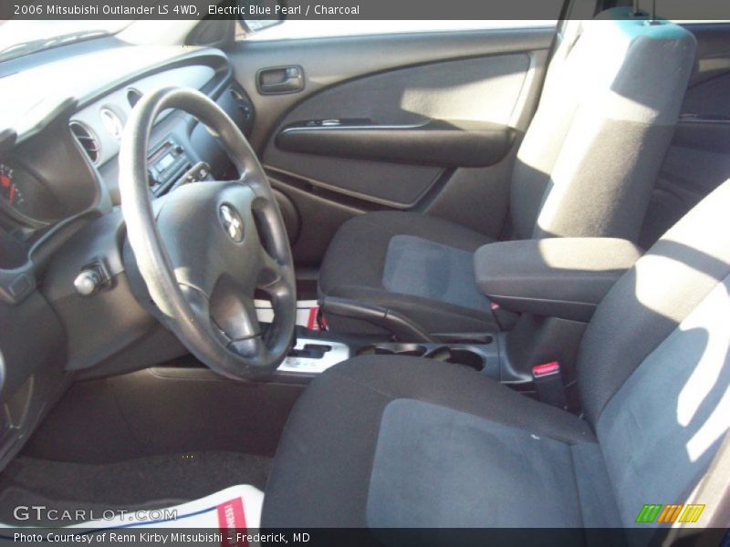 Electric Blue Pearl / Charcoal 2006 Mitsubishi Outlander LS 4WD