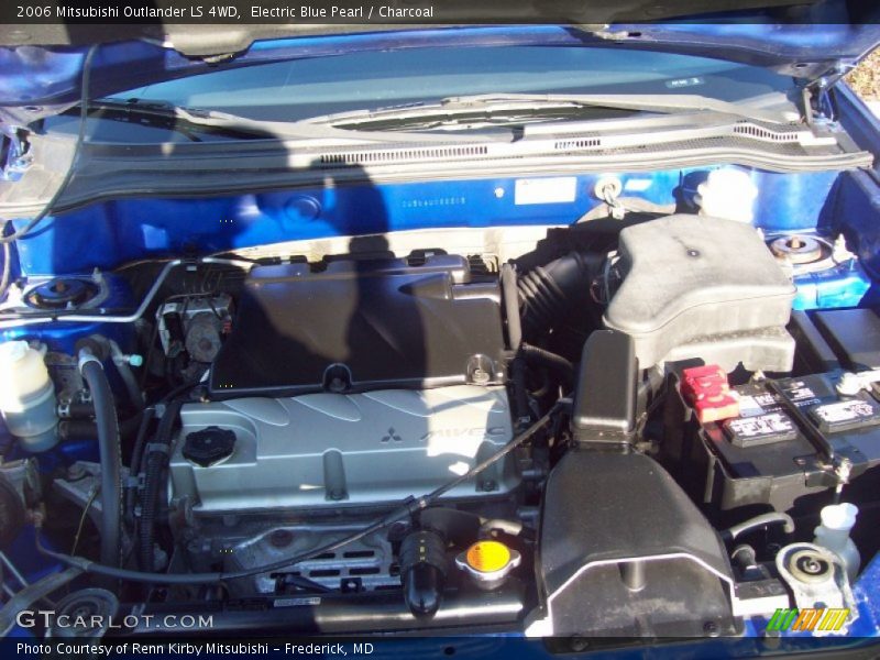 Electric Blue Pearl / Charcoal 2006 Mitsubishi Outlander LS 4WD