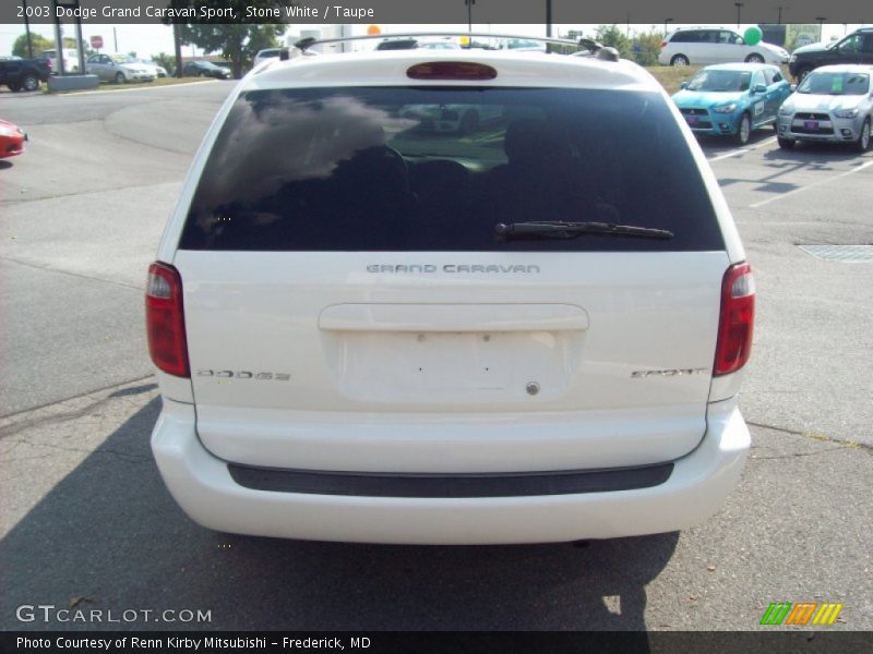 Stone White / Taupe 2003 Dodge Grand Caravan Sport