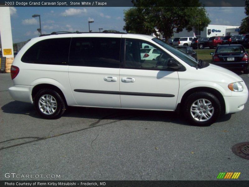 Stone White / Taupe 2003 Dodge Grand Caravan Sport