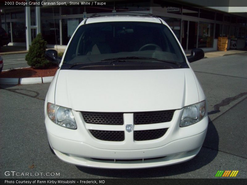 Stone White / Taupe 2003 Dodge Grand Caravan Sport