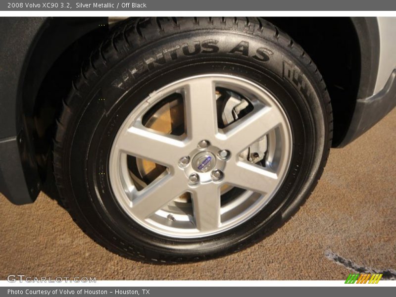 Silver Metallic / Off Black 2008 Volvo XC90 3.2