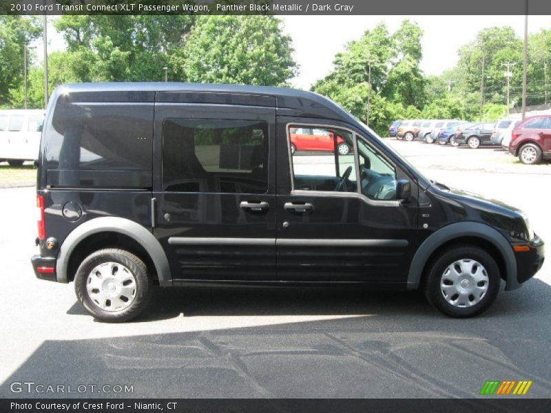 Panther Black Metallic / Dark Gray 2010 Ford Transit Connect XLT Passenger Wagon