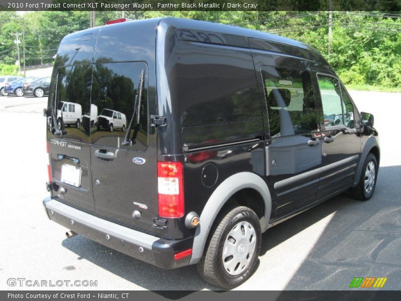 Panther Black Metallic / Dark Gray 2010 Ford Transit Connect XLT Passenger Wagon