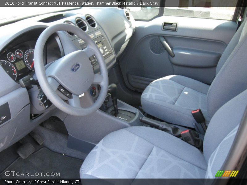 Panther Black Metallic / Dark Gray 2010 Ford Transit Connect XLT Passenger Wagon