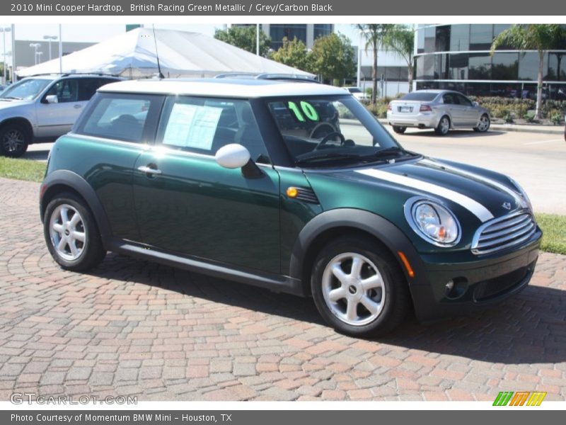 British Racing Green Metallic / Grey/Carbon Black 2010 Mini Cooper Hardtop