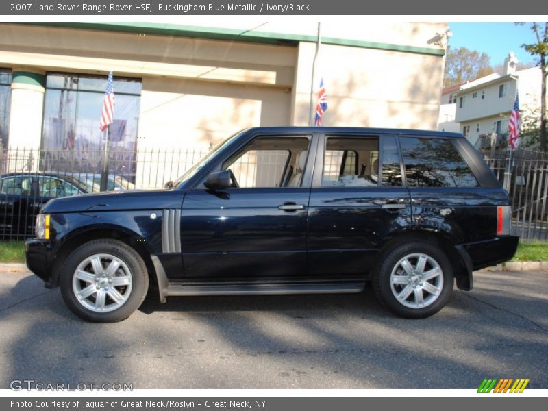 Buckingham Blue Metallic / Ivory/Black 2007 Land Rover Range Rover HSE