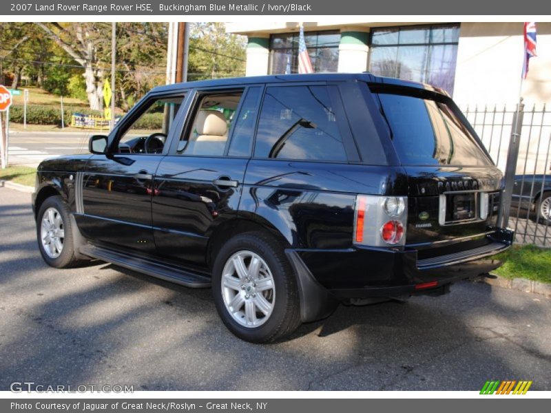 Buckingham Blue Metallic / Ivory/Black 2007 Land Rover Range Rover HSE