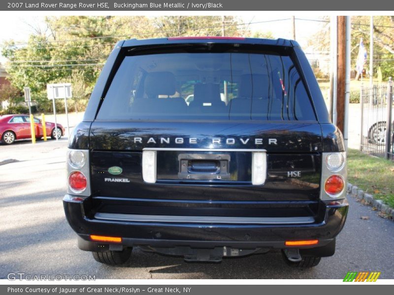 Buckingham Blue Metallic / Ivory/Black 2007 Land Rover Range Rover HSE