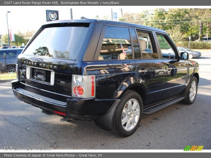 Buckingham Blue Metallic / Ivory/Black 2007 Land Rover Range Rover HSE