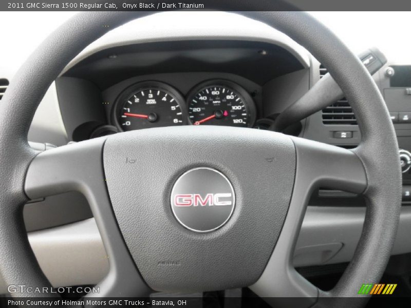 Onyx Black / Dark Titanium 2011 GMC Sierra 1500 Regular Cab