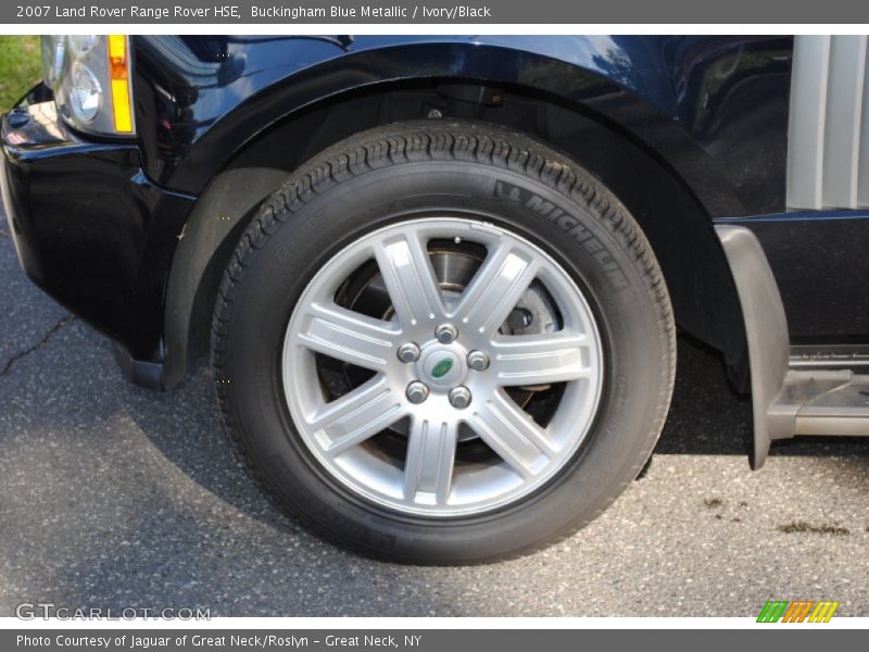 Buckingham Blue Metallic / Ivory/Black 2007 Land Rover Range Rover HSE